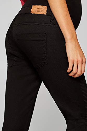 ESPRIT  7/8 Slim Capri Umstandshose, Schwarz - 3