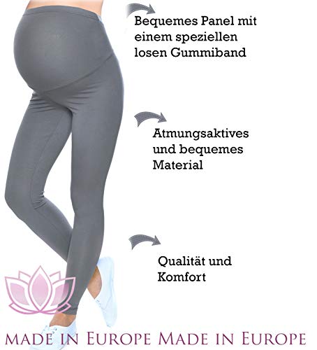 Mija – Umstandsleggings Lila - 3